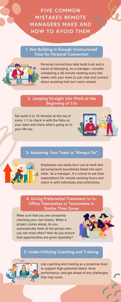common pitfalls in managing remote staff