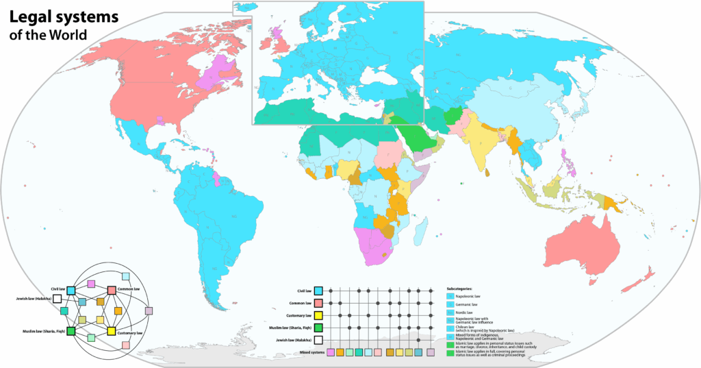 contrasting custody laws across countries