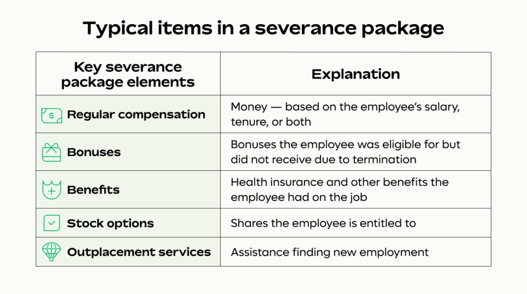 how severance packages function in layoffs