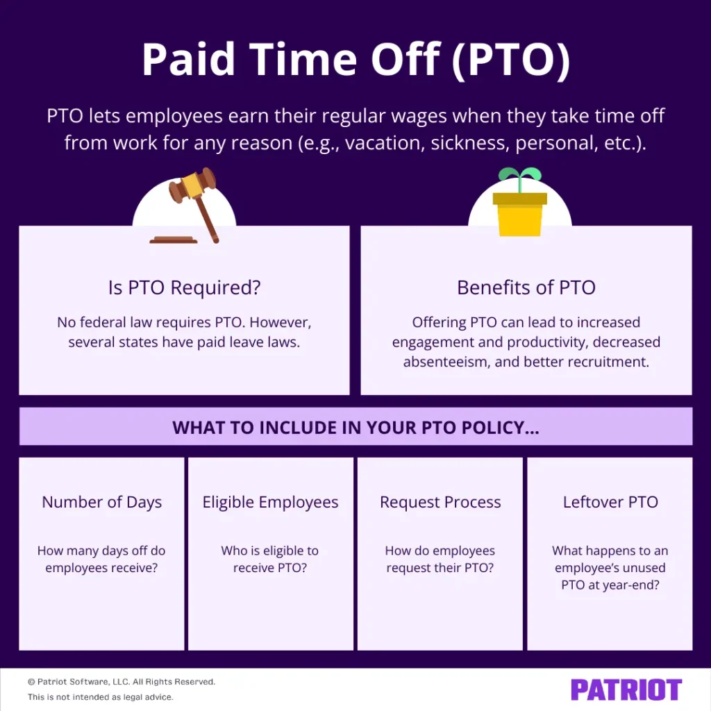 perks of paid time off options