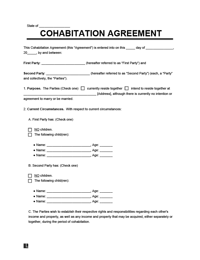 pioneering ideas for modern cohabitation agreements