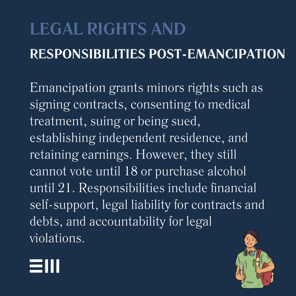 professional guidance on emancipation of minors